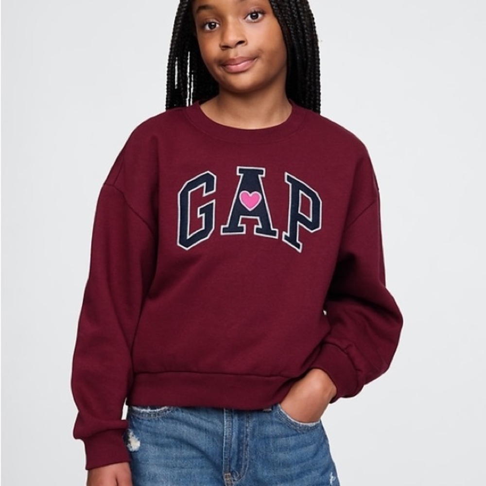 GAP Maroon Logo Sweatshirt